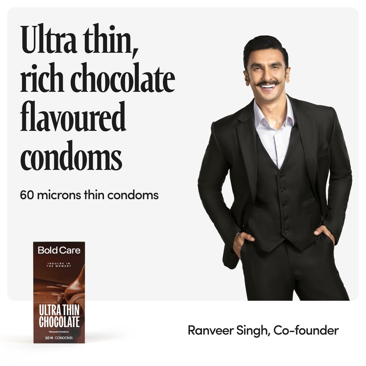 404 by Bold Care Super Ultra Thin Chocolate Condoms (10 units)