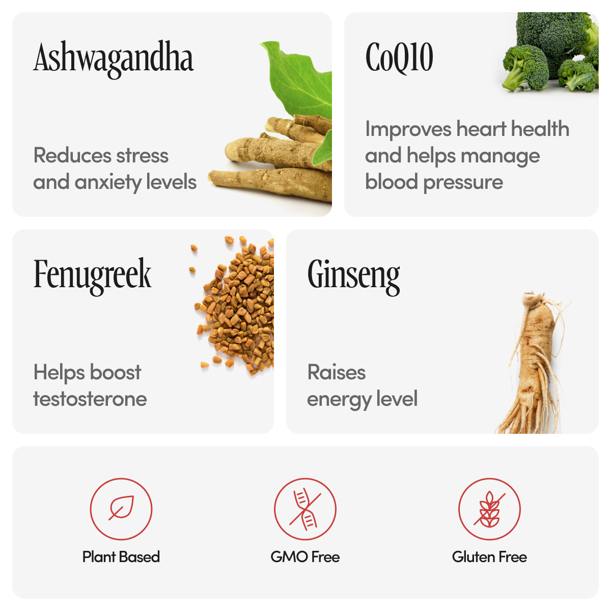 Alpha - Ashwagandha Ginseng Fenugreek Tablet