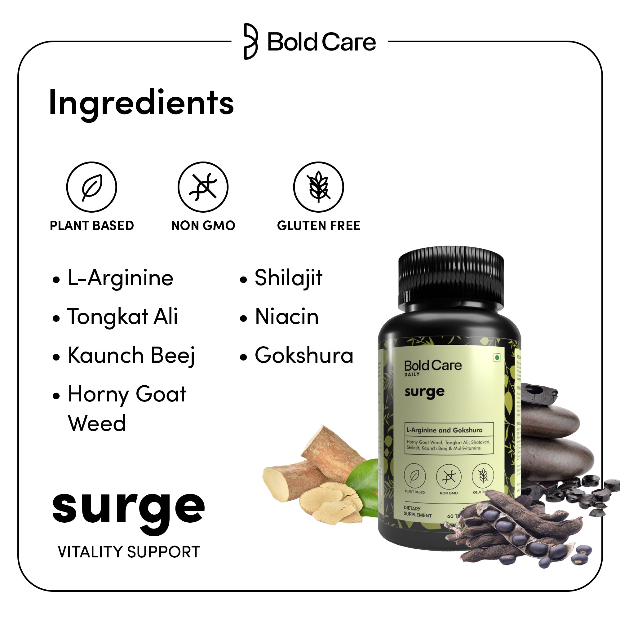 Surge - Firmness & Performance Support Tablets (60 Tablets)