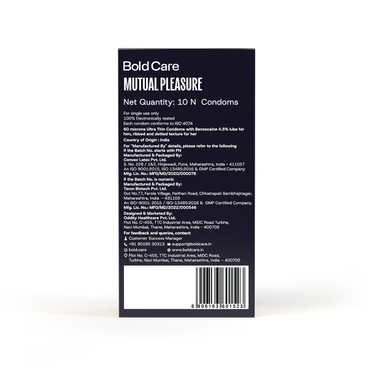 404 by Bold Care Mutual Pleasure Condoms For Men