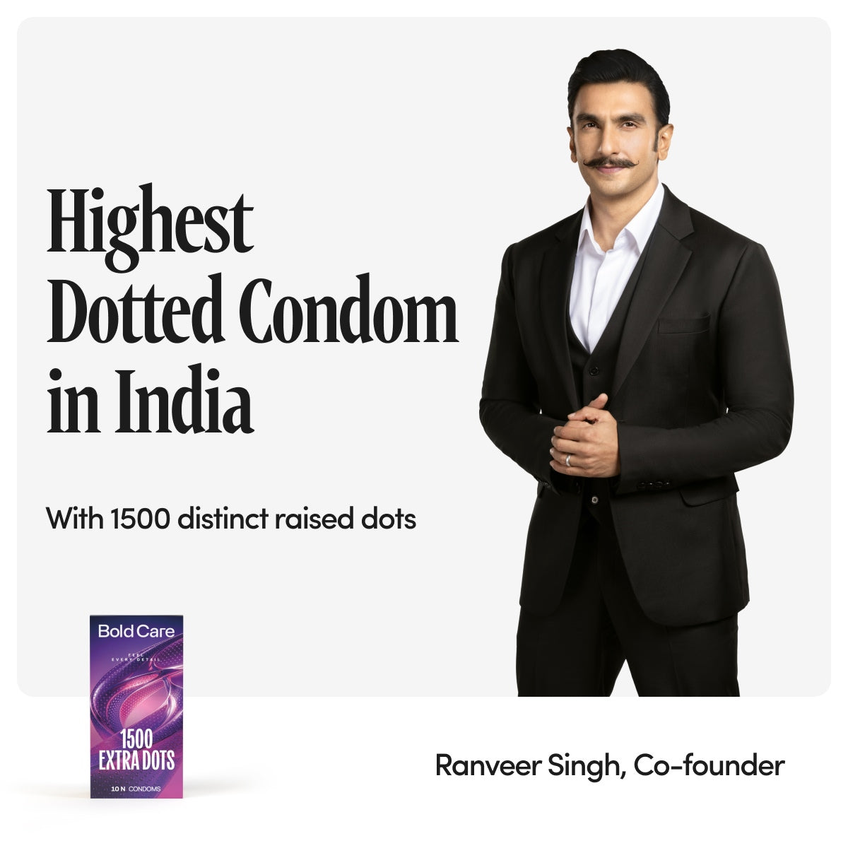 404 by Bold Care Extra Dotted Condoms For Men