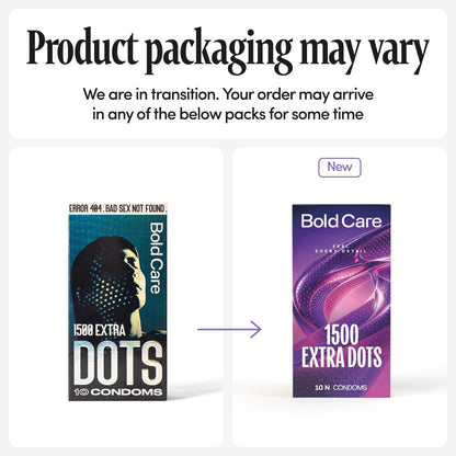 404 by Bold Care Extra Dotted Condoms For Men