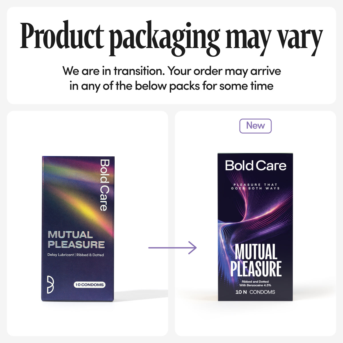 404 by Bold Care Mutual Pleasure Condoms For Men