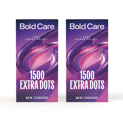 404 by Bold Care Extra Dotted Condoms For Men