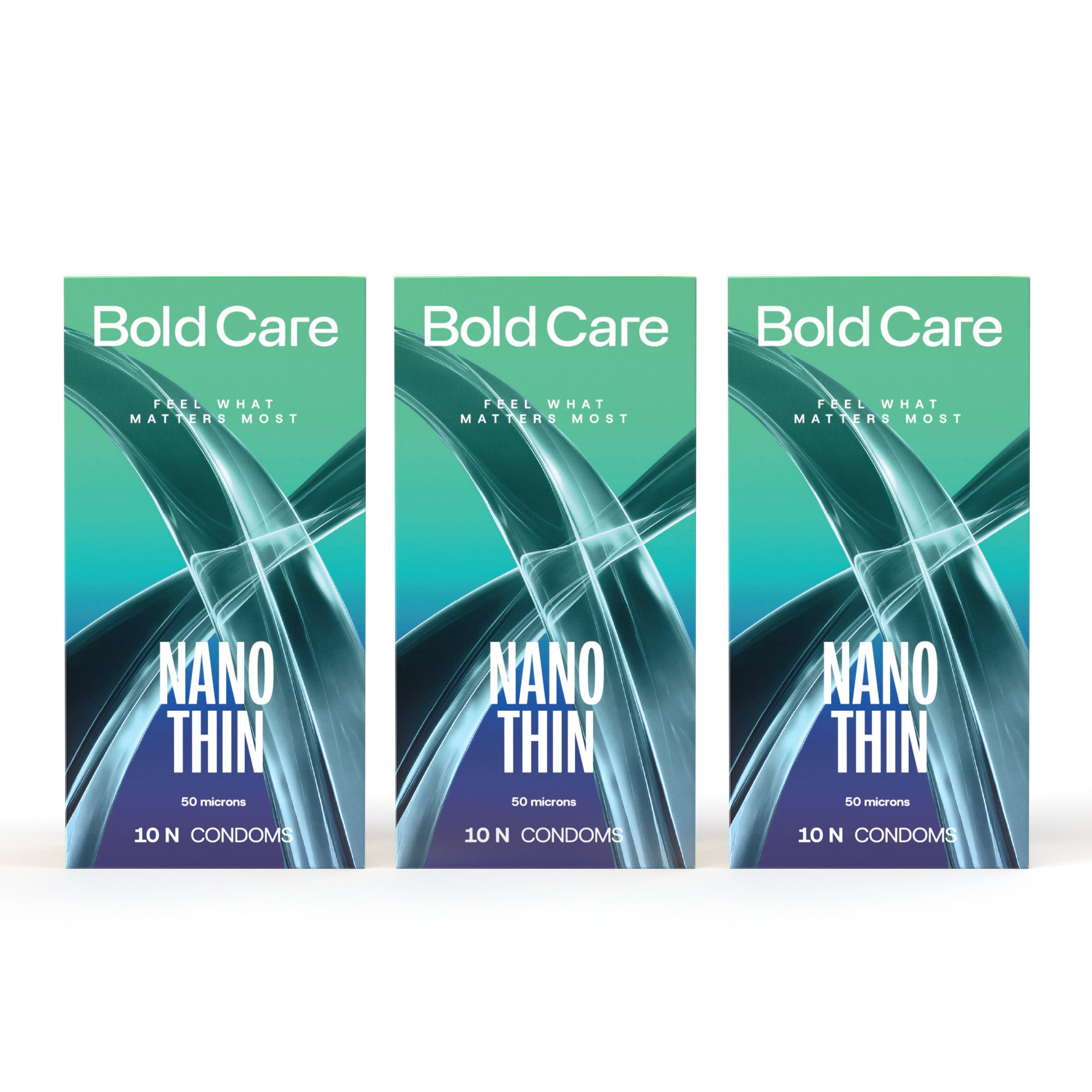 404 by Bold Care Nano Thin Condoms - 50 microns (10 units)